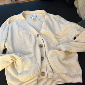Cozy Cream Cardigan Sweater